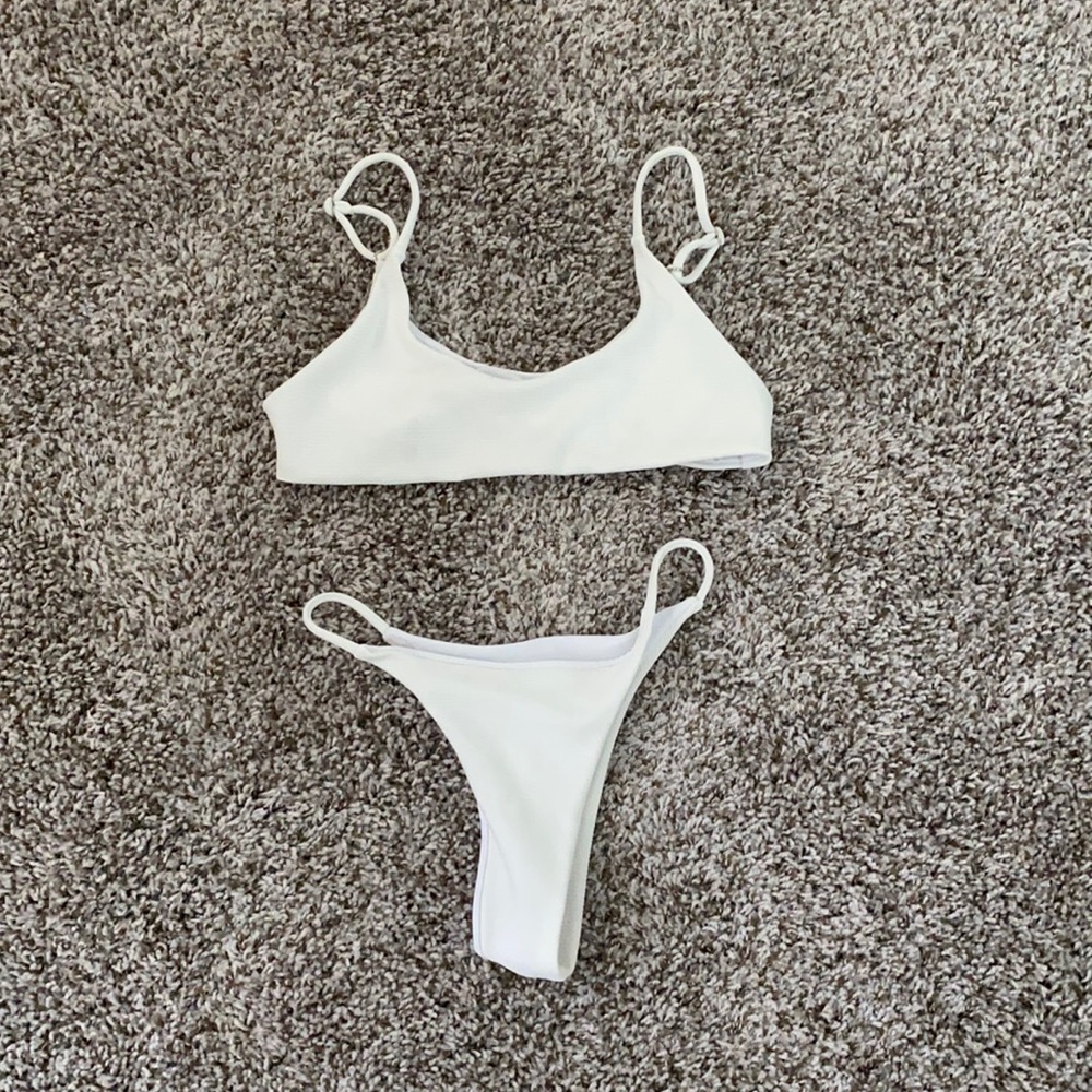 White bikini
